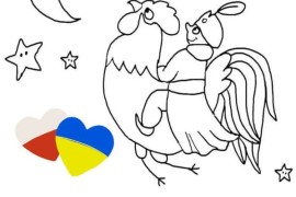 Kolorowanki krakowskie legendy w języku ukraińskim dla dzieci